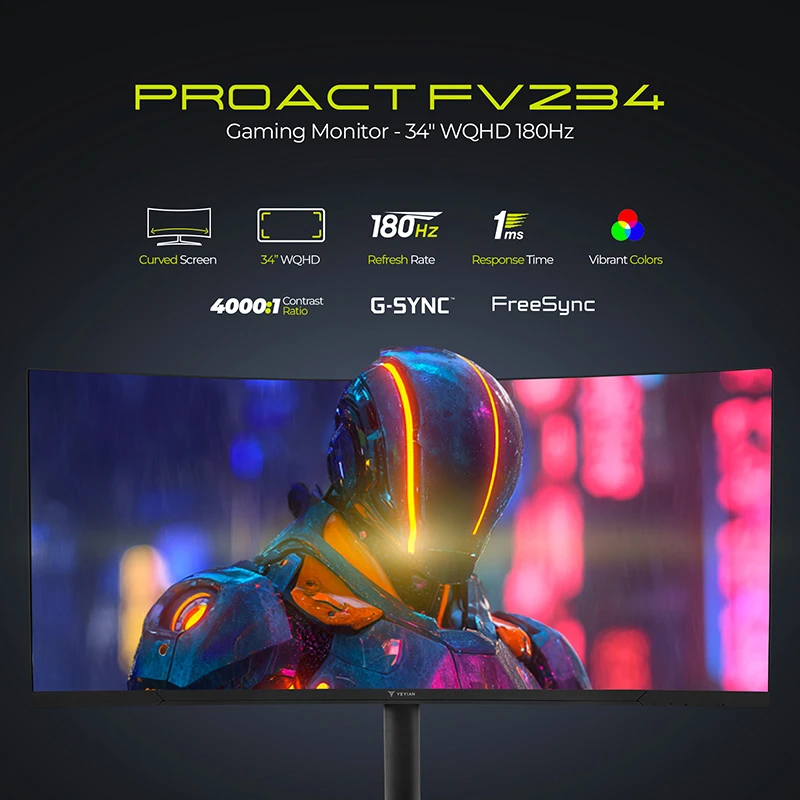 Proact FV234 34" WQHD 180Hz 1ms